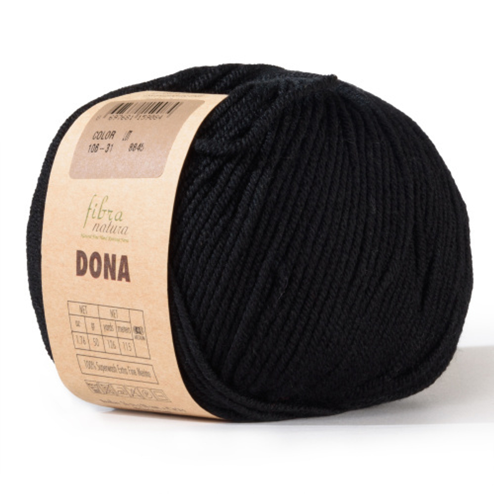 Пряжа Dona 50г, 115м, 100% меринос экстрафайн (цена за 1 шт)