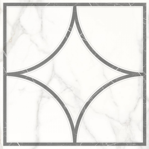 Декор Каррара Нова 7346-0002 45х45 геометрия 7346-0002