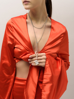 Цепь "Anchor pearl" Silver