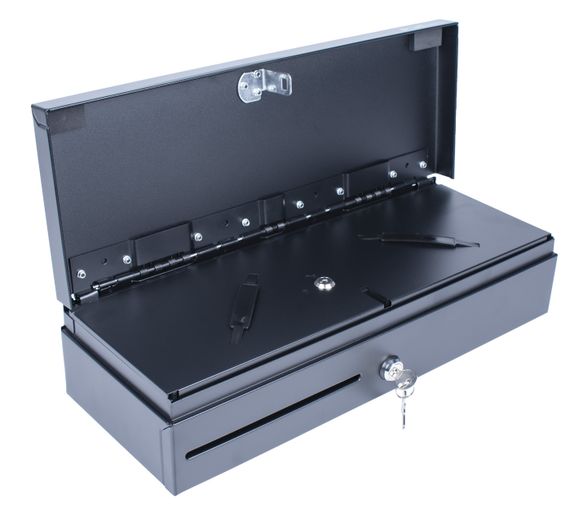 Денежный ящик POScenter 460E 460x170x100, распайка для &quot;ШТРИХ-М&quot;, черный