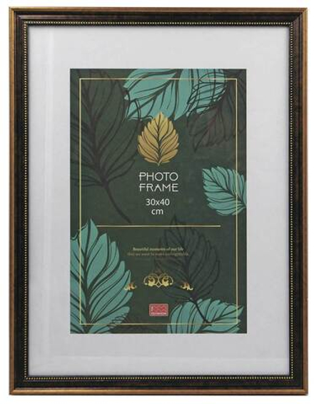 Фоторамка пластик 30х40 см Толедо черный дуб