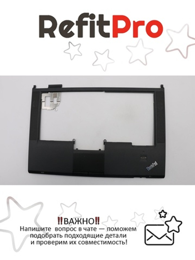 Верхняя панель клавиатуры (топкейс) для ноутбука Lenovo ThinkPad T420 / T420i (for FingerPrint) черная (04W1371), оригинал