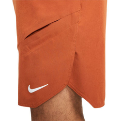 Мужские теннисные шорты Nike Court Dri-Fit Advantage Short 9in - dark russet/white