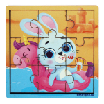 Головоломка-пазл в рамке. Игры в дорогу "Зайка" П 301 7811246 (Лесная мастерская)