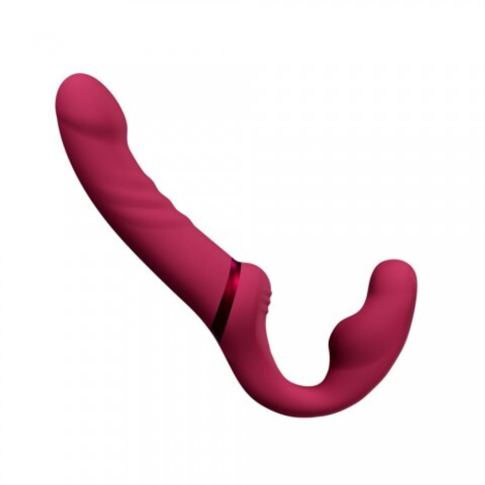 Страпон Lovense Lapis двусторонний, гибкий c вибрацией