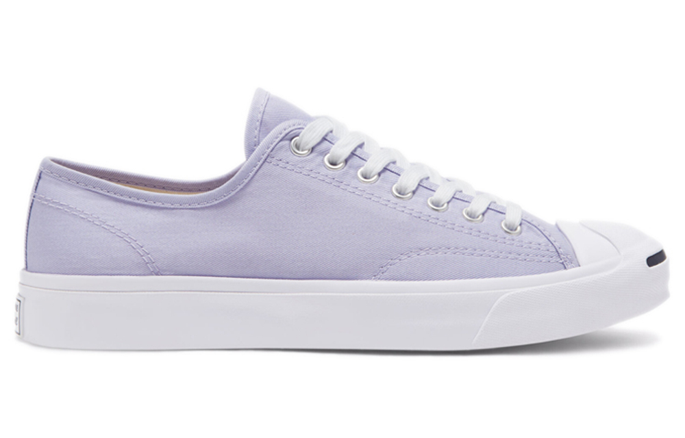 Converse Jack Purcell Twill trend all-match non-slip wear-resistant low-top canvas shoes for men and women the same lavender