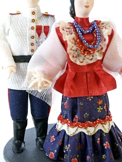 Кукла коллекционная Казак с казачкой