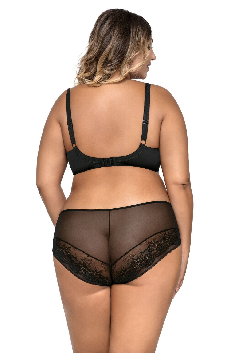 Соблазнительный бюстгальтер с мягкой чашкой и декоративными бретелями (Размер: 105B) (Цвет: белый)