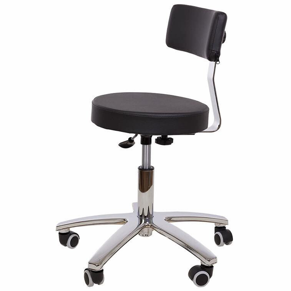 Стул на колесах со спинкой ОЗЕ 3