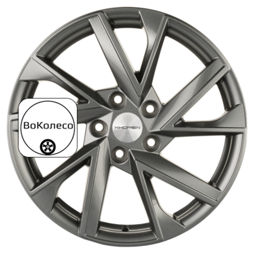 7x17/5x114,3 ET50 D67,1 KHW1714 (CX-5/Seltos/Optima) Gray Khomen Wheels