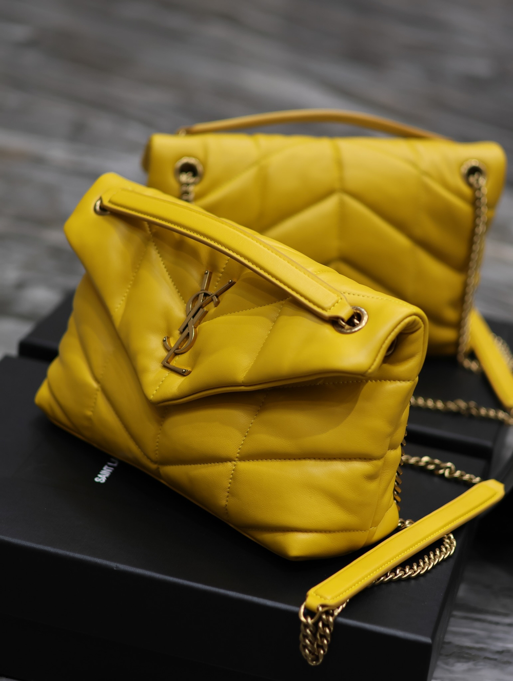 Saint Laurent Loulou Puffer Bag 29 cm