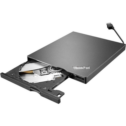 Внешний оптический привод DVD+-RW Lenovo ThinkPad UltraSlim, USB2.0, черный (4XA0E97775)