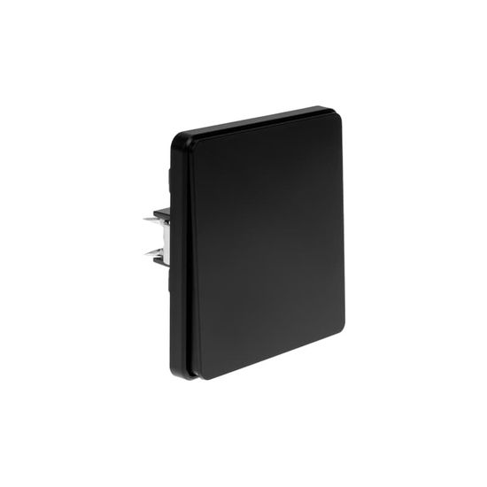 Выключатель ROUND 1 кл проходной (переключатель) 10А с/у оникс KRANZ