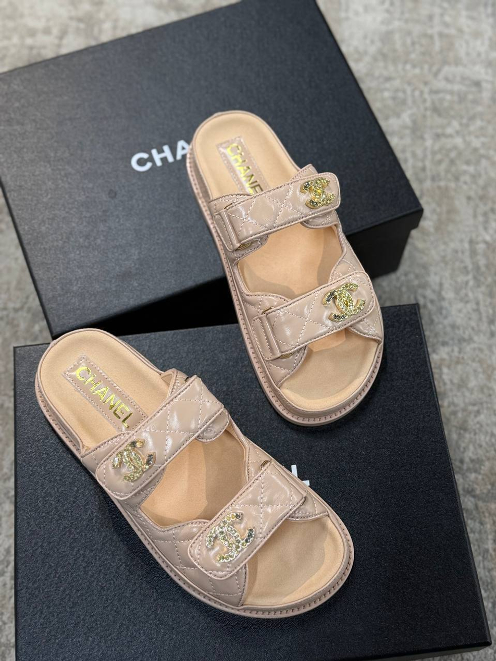 Шлепанцы CHANEL
