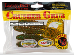 Силиконовая приманка LJ Pro Series CRUSHER GRUB 3.9in 10см #PA19 Osaka Pumpkin