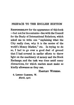 International finance | Hartley Withers