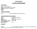 HYDROCARBORESINE naturel / ГИДРОКАРБОРЕЗИН натуральный CAS 8016-26-0 ; 89997-74-0