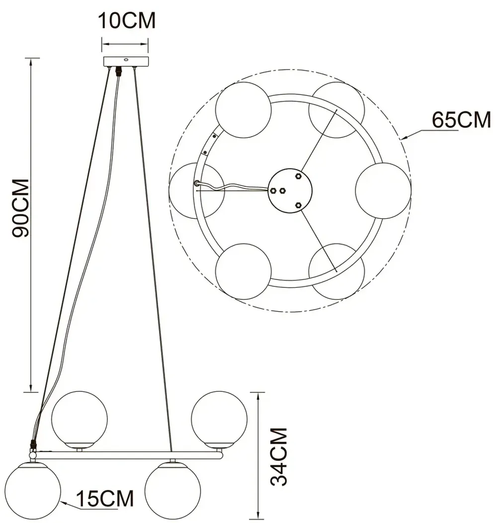 Подвесная люстра Arte Lamp