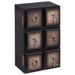 Полка - ключница Пандора Орех Оберджин Шоколад