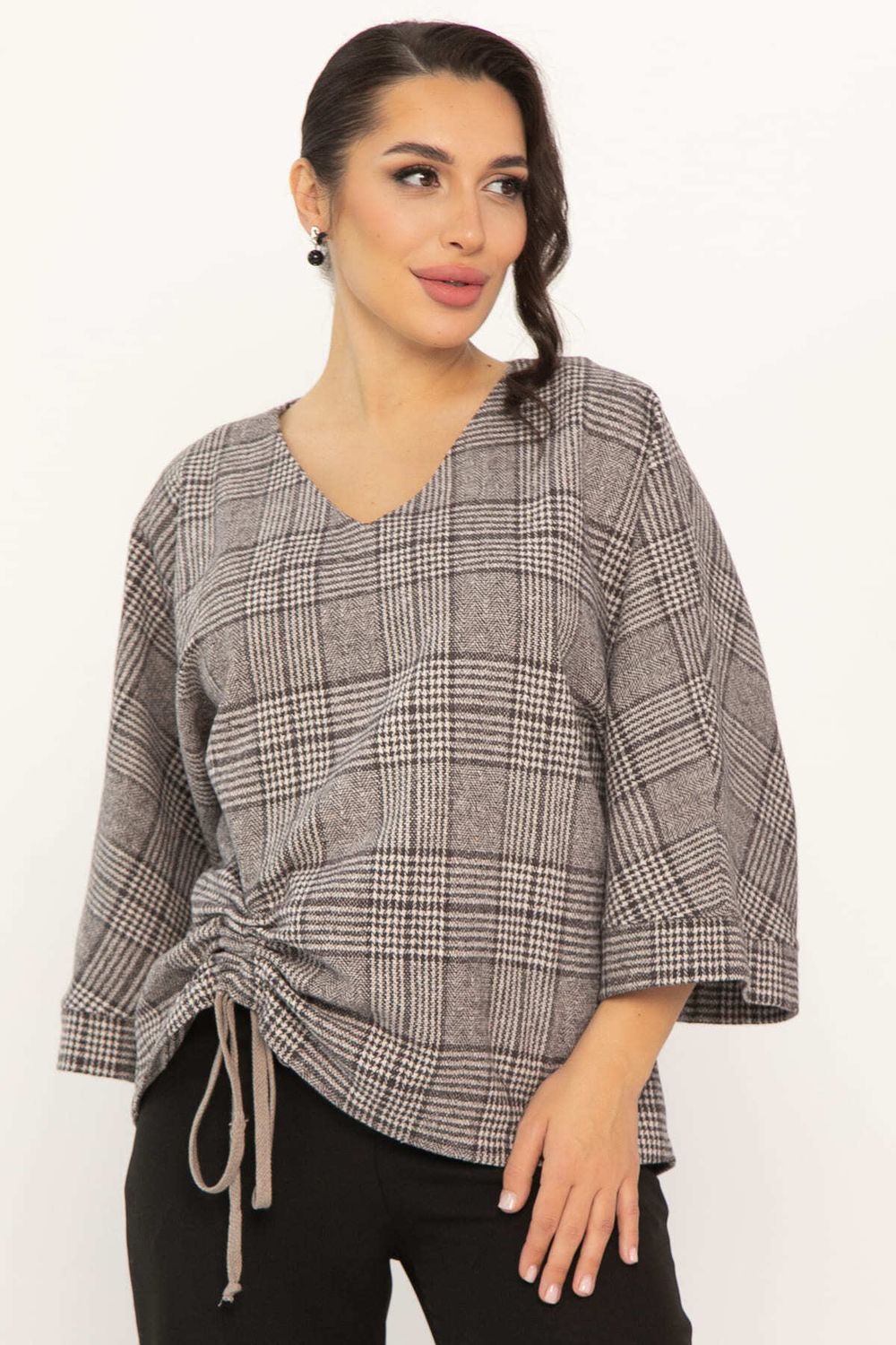 Блуза Ватсон (коричневая) Б14687-12М LT Collection