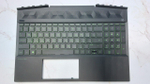Топ-панель с клавиатурой RU для HP Pavilion Gaming 15-dk0 / 15-dk1 / 15-dk2 (L58826-251) (L57593-251)