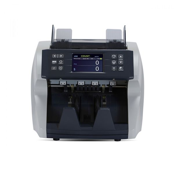 Счетчик банкнот MERTECH C-100 CIS MG, TFT, мультивалютный, 8 признаков детекции