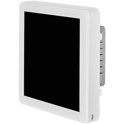 Термостат для теплого пола STOUT с цветным сенсорным дисплеем (цвет белый)