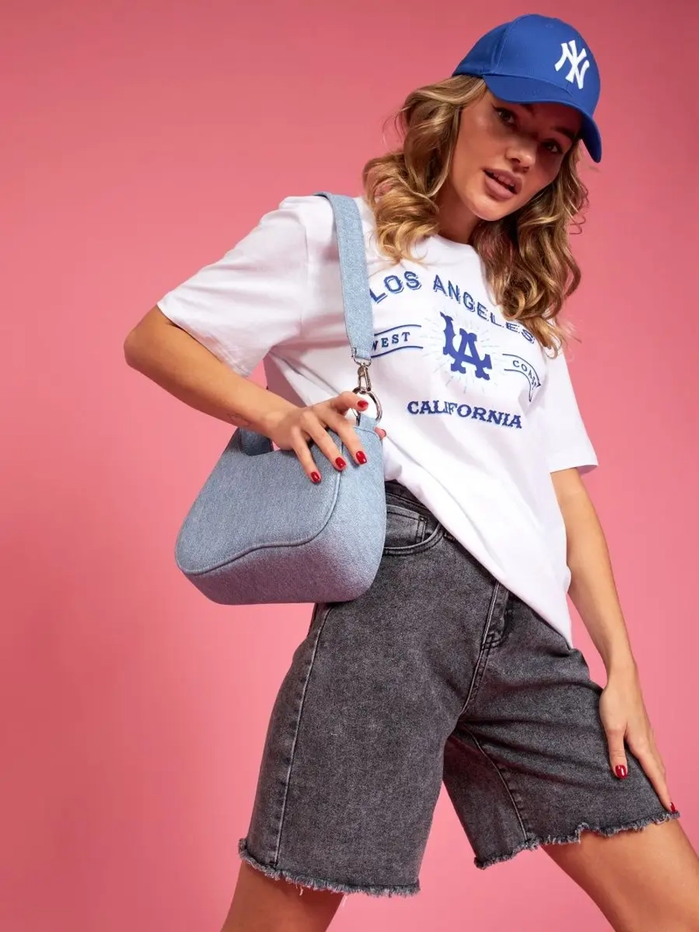 Футболка калифорния los angeles оверсайз