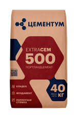 Цемент ExstraCEM 500 (ЦЕМ II/A-И 42,5Б) 40кг