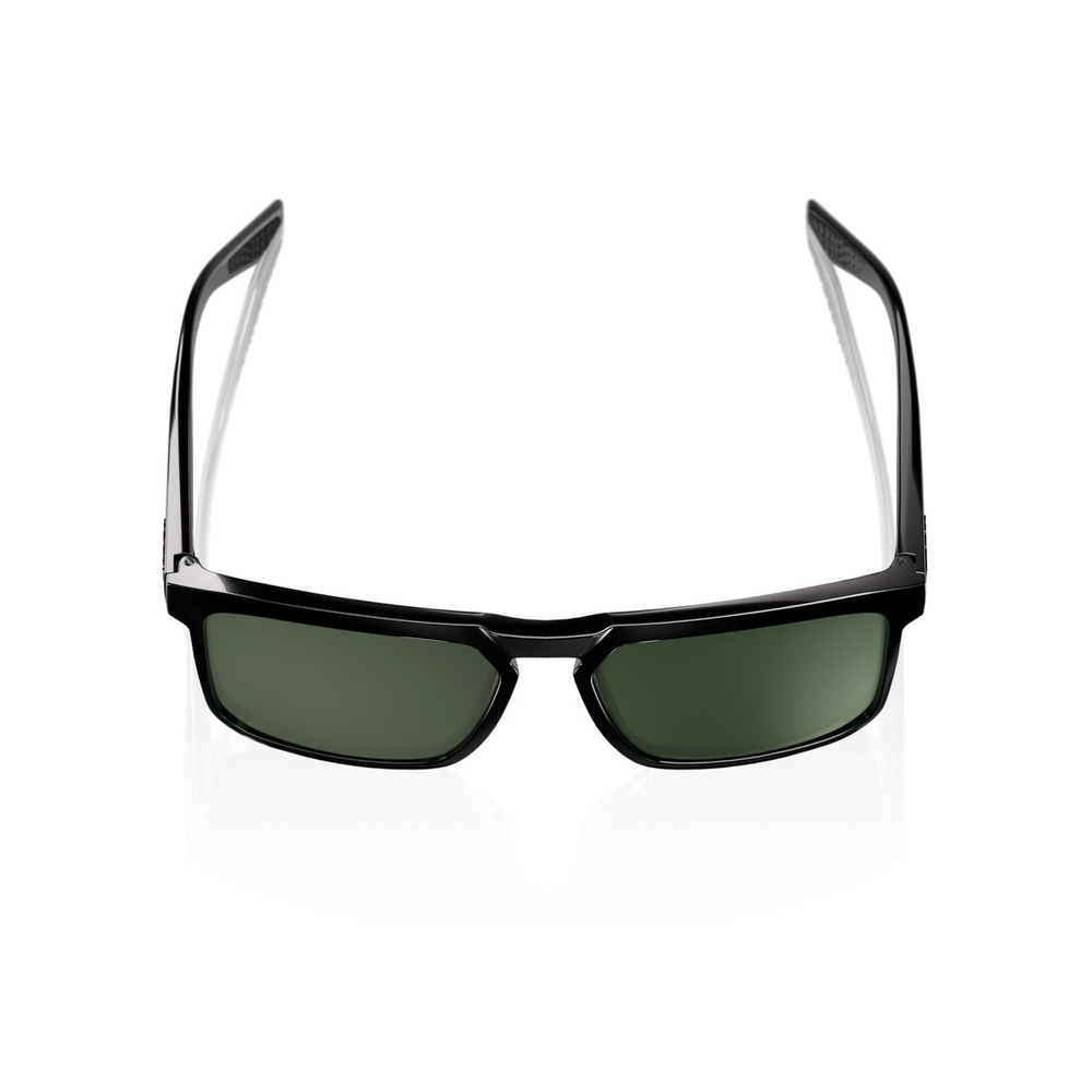 Спортивные очки 100% RENSHAW Polished Black - Grey-Green Lens