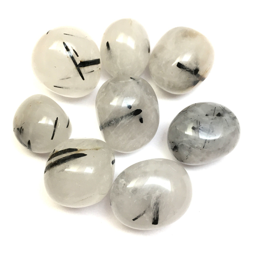 Турмалиновый кварц, галтовка 20-30 мм