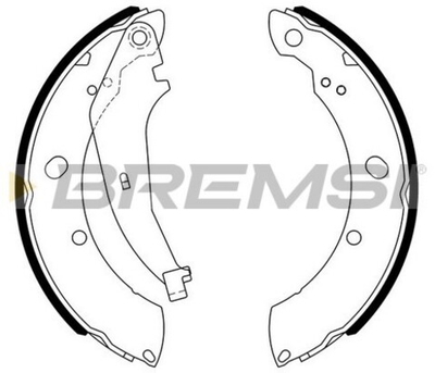BREMSI - GF4810-BMS - Brake Shoe Set