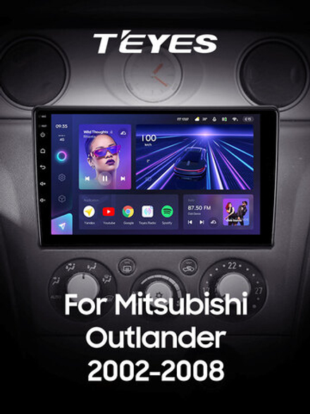 Teyes CC3 9" для Mitsubishi Outlander 1, Airtrek 2002-2008