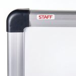 Доска магнитно-маркерная 45х60 см, алюминиевая рамка, ГАРАНТИЯ 10 ЛЕТ, STAFF, 235461