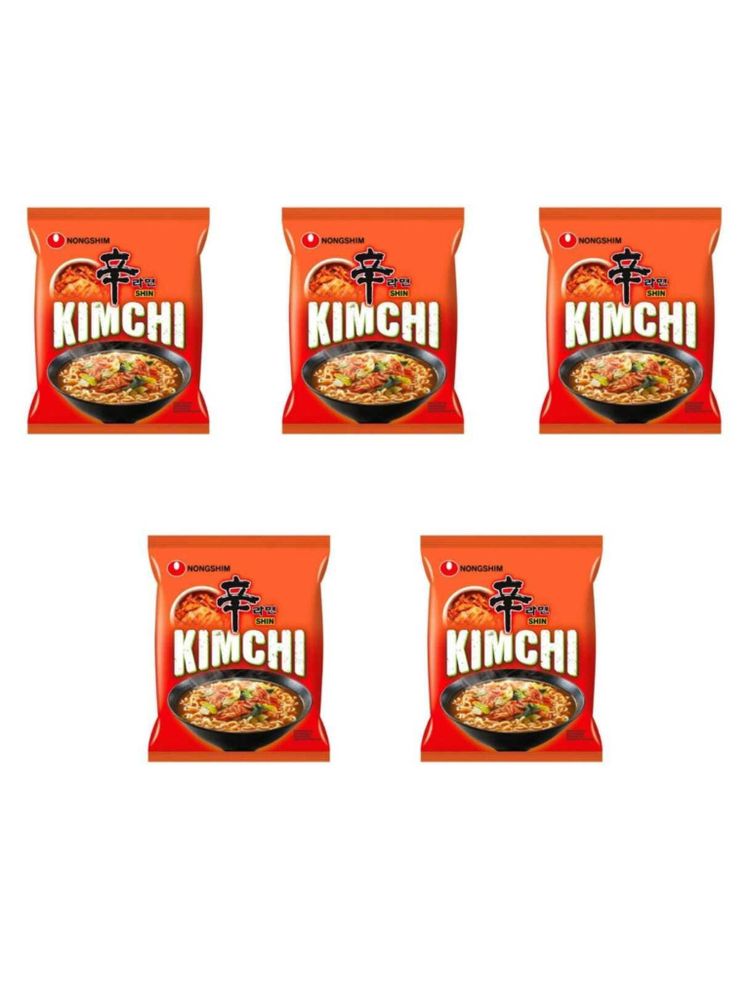 Лапша Nongshim Shin Ramyun Kimchi 120 г 5 шт