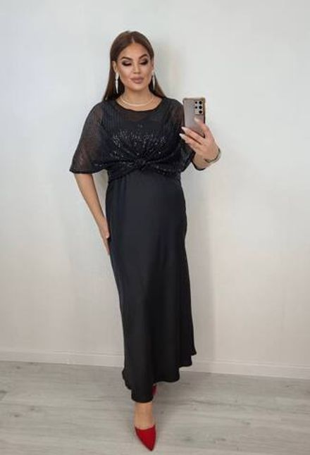 Платье с накидкой 03573-3 Фабрика Моды Фото 2