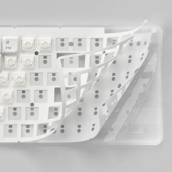 NuPhy AIR96v2 QMK Aloe Switch Lunar Gray