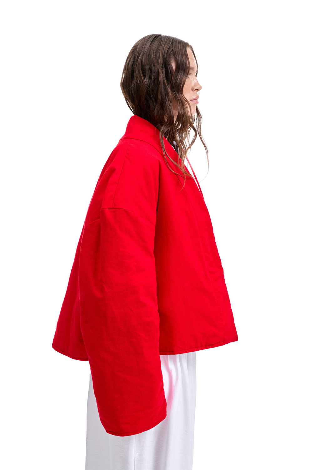 Куртка двустороняя TULUP white/red
