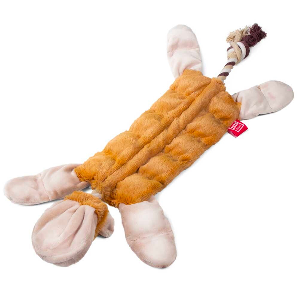 Игрушка "Обезьяна" (с пищалками 19 шт) 34 см (ткань, веревочный материал) - для собак (GiGwi 75088)