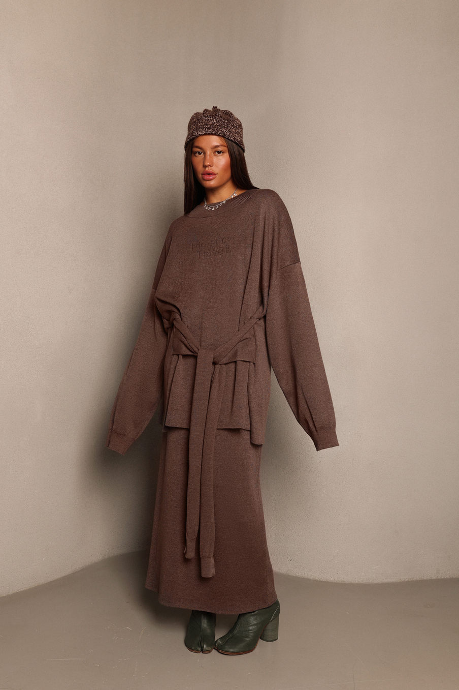 Джемпер с завязками