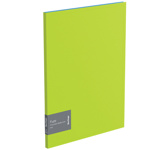 Папка с 10 вкладышами Berlingo "Fuze", 9мм, 600мкм, салатовая