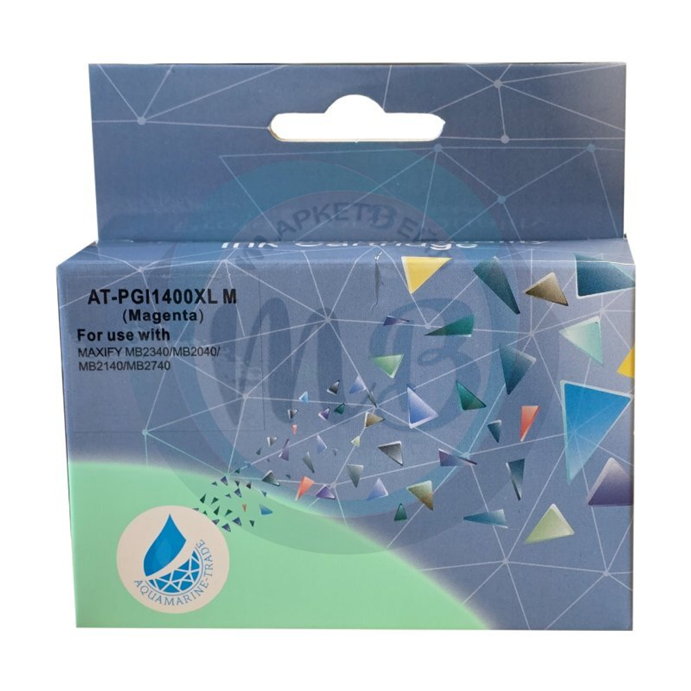 Картридж AQ, аналог Canon PGI-1400XL для MAXIFY MB2040/MB2140/MB2340/MB2740 Magenta