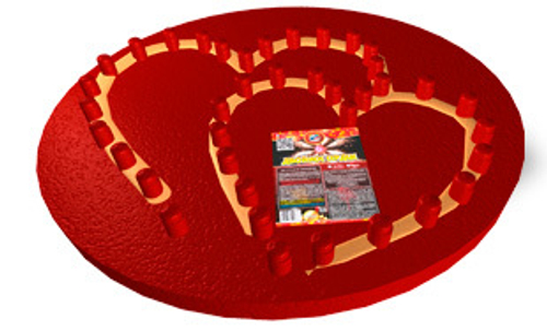 05001 Фонтан "Двойное горящее Сердце"