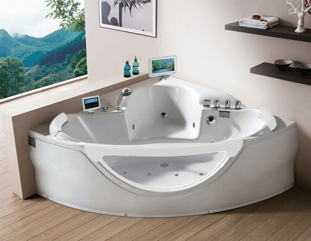 Акриловая ванна Gemy G9025 II O 155x155 с гидромассажем