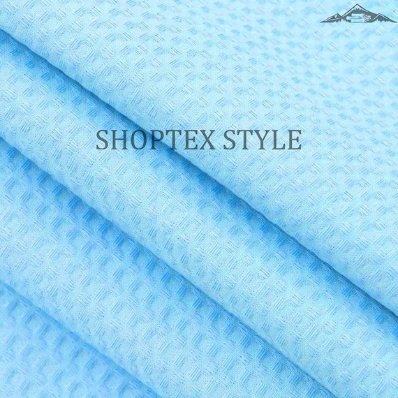 Вафельное полотно гладкокрашеное | ш.150 см | 240 г/м² | хлопок-100%