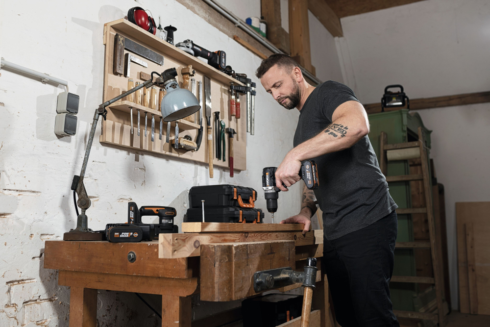 Дрель-шуруповерт ударная аккумуляторная WORX WX352