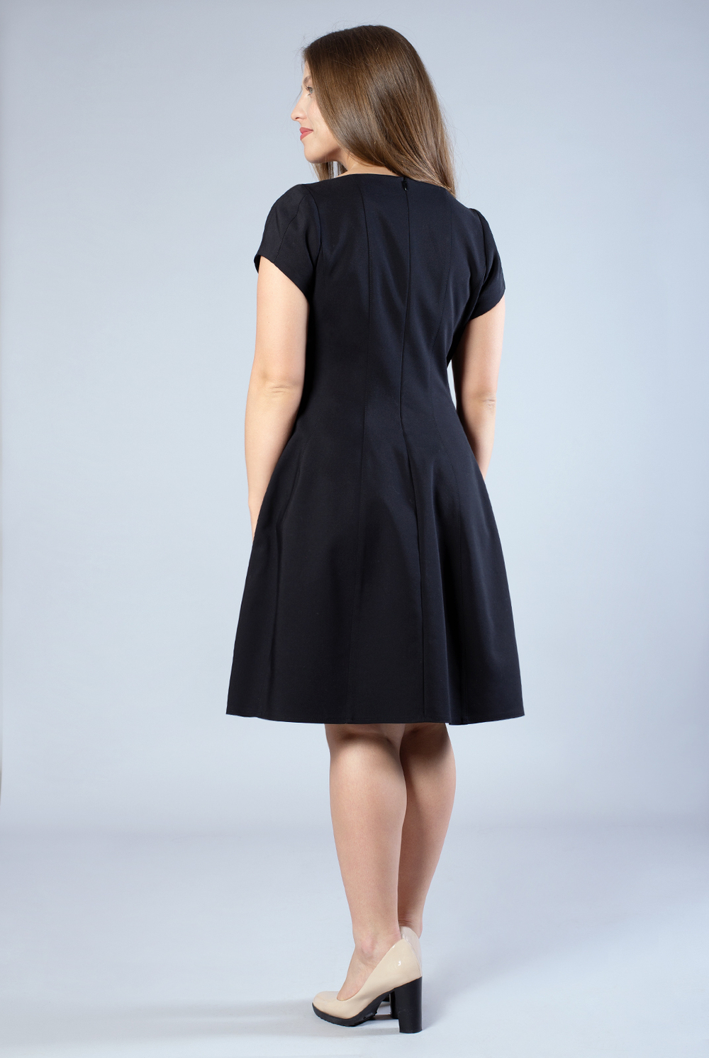 Платье женское 3751ЛП, черный #429Ч053751ЛП