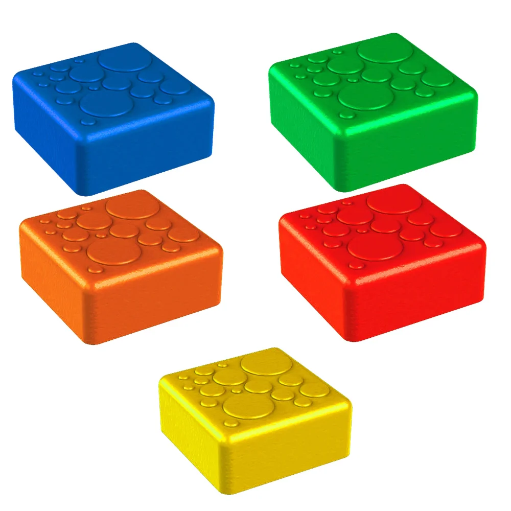 Крышка 6x6x3 см для конструктора 10"