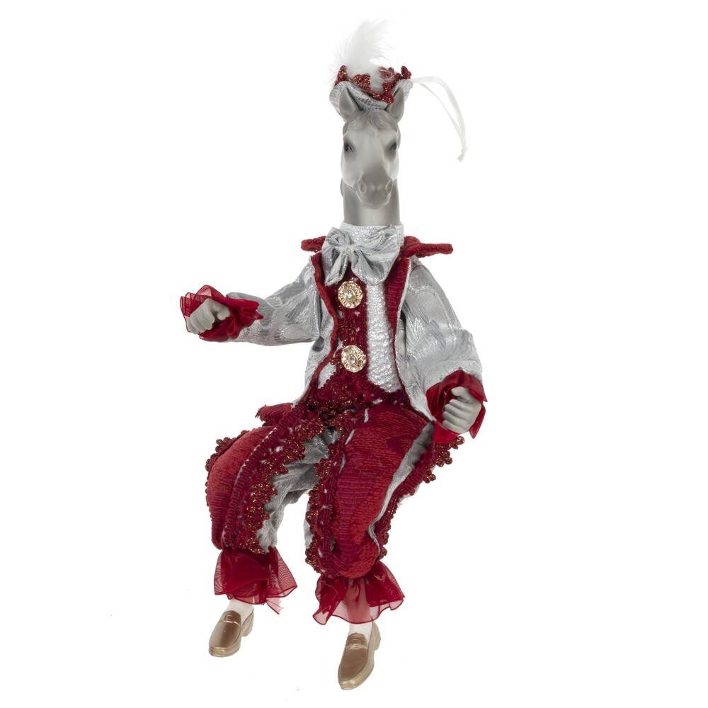 GAEM Игрушка набивная подвес "Лошадь", L15 W9 H37/22 см