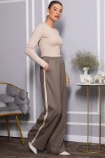 Брюки утепленные трикотажные Вильнюс (брауни) Б14451-5М LT Collection